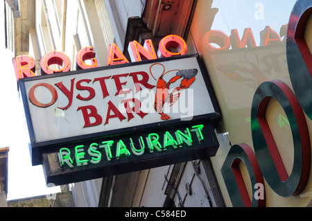 Rogano Oyster Bar Restaurant Sign Foto Stock