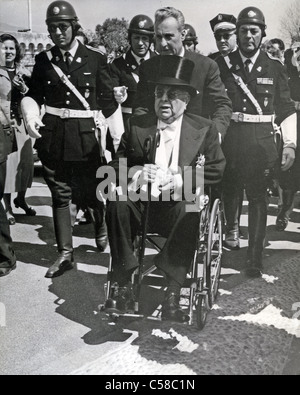 AGA KHAN III Sultano Muhammed Shah (1877-1957) Imam della Shia Ismaili musulmani nel 1955 Foto Stock