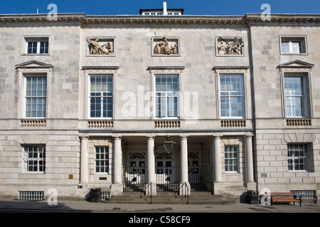 Lewes Crown & County Court (ex County Hall) High Street, Lewes, East Sussex, England, Regno Unito Foto Stock