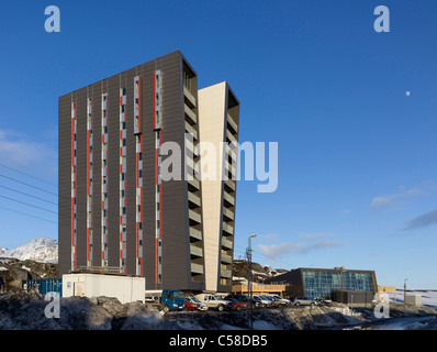 Jagtvej, Nuuk, Groenlandia Foto Stock