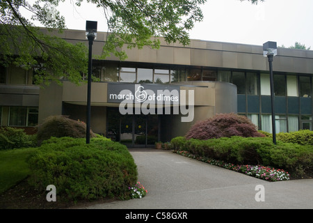 La sede nazionale di marzo degli spiccioli, Mamaroneck, Westchester County, nello Stato di New York, Hudson Valley Foto Stock