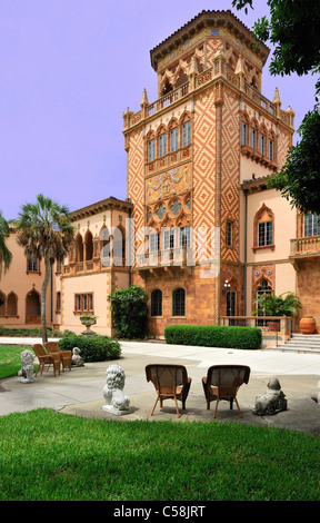 Museo, Sarasota Bay, il Ringling Mansion, John e Mable Ringling Museum of Art di Sarasota, Florida, Stati Uniti d'America, Stati Uniti, America, m Foto Stock