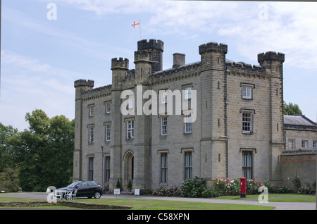 Chiddingstone Castle, vicino a Edenbridge, Kentm Inghilterra Foto Stock