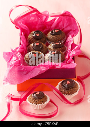 Mini gingerbread muffin Foto Stock