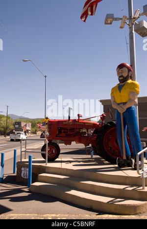 Louie la statua Lumberjack Flagstaff in Arizona USA Foto Stock