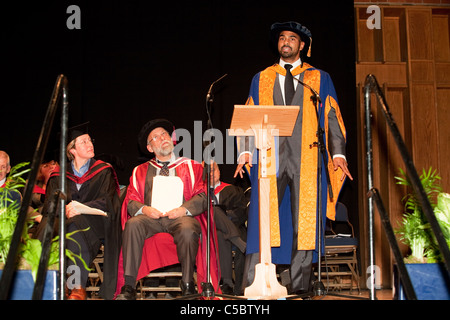 David Haye pesante peso campione del pugilato riceve un dottore della scienza onore all'Università di Cambridge Foto Stock