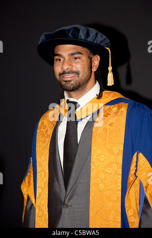 David Haye pesante peso campione del pugilato riceve un dottore della scienza onore all'Università di Cambridge Foto Stock