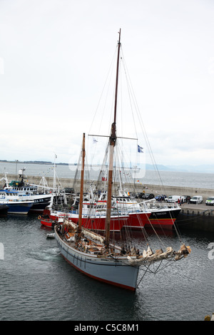 Tall Ship Irene di Bridgwater Clogherhead Porto Co. Louth Irlanda Foto Stock