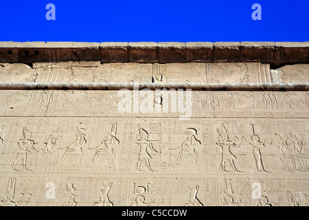 Hathor tempio Dendera, Egitto Foto Stock