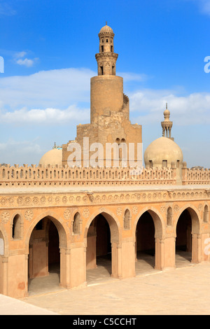 Ibn Tulun mosque (879), il Cairo, Egitto Foto Stock