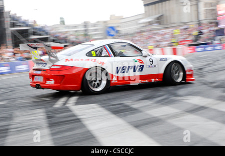 18.06.2011 Porsche 911 GT3 auto durante Verva Street Racing Show a Varsavia, Polonia Foto Stock