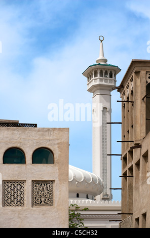 Adi bin Abi Taleb Moschea Sheikh Sayeed Al Maktoum, Al Shindagha, Dubai, UAE Foto Stock