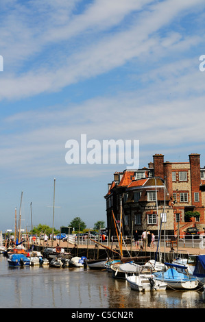 Blakeney Harbour, Norfolk, Inghilterra, Regno Unito Foto Stock