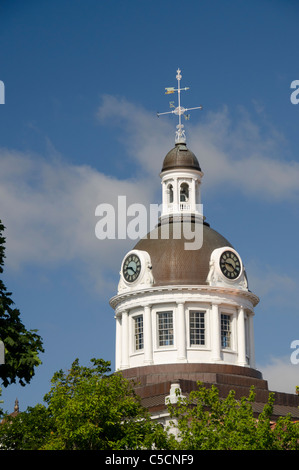 In Ontario, Canada, Kingston. Kingston City Hall, considerato uno dei più bei palazzi ottocenteschi in Canada. Foto Stock