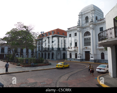 Panama City Casco Viejo Casco Antiguo Foto Stock