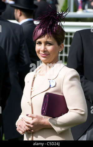 Il 16 giugno , 2011 Ascot, Regno Unito. La principessa Haya Bint Al Hussein frequenta Ladies Day at Royal Ascot su . (Foto di Shoja Lak) Foto Stock