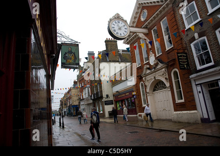 Rochester high street Foto Stock