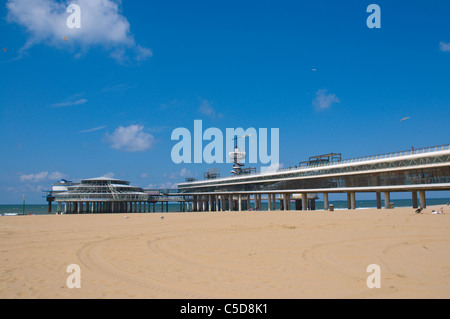 Spiaggia Scheveningen Den Haag l'Aia provincia di South Holland Olanda Europa Foto Stock