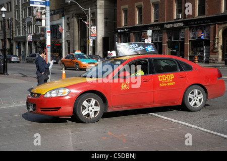 Red co-op cabina Downtown Toronto Ontario Canada Foto Stock