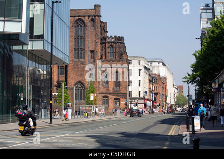 John Rylands University Library Deansgate Manchester Inghilterra England Foto Stock