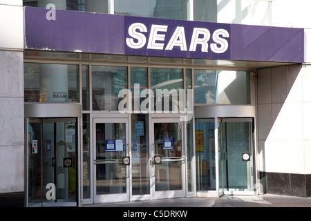 Sears department store ingresso Eaton Centre Toronto Ontario Canada Foto Stock