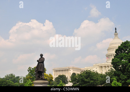 Campidoglio degli Stati Uniti il luogo di incontro del Congresso degli Stati Uniti Foto Stock