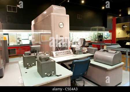 1959 Ferranti Pegasus computer presso il Science Museum di Londra, Regno Unito Foto Stock
