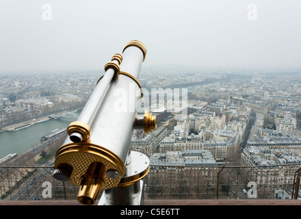 Vista dalla Torre Eiffel, Parigi, Francia Foto Stock