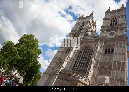 Inghilterra, London, Westminster Abbey esterno. Foto Stock