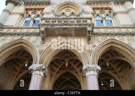 Dettaglio, Winchester Guildhall, Winchester, Inghilterra Foto Stock