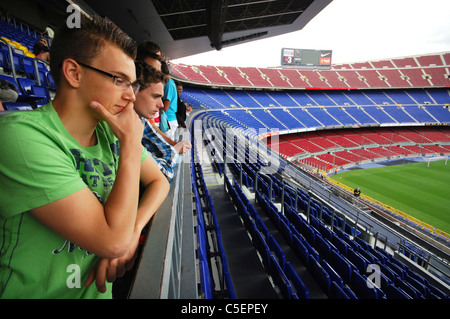 Camp Nou, stadio di calcio di Barcellona Spagna Foto Stock