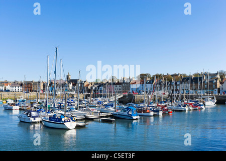 Porto Situato nel pittoresco villaggio di pescatori di Anstruther, East Neuk, Fife, Scozia, Regno Unito Foto Stock