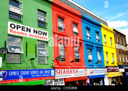 Gli edifici colorati a Southall West London Foto Stock