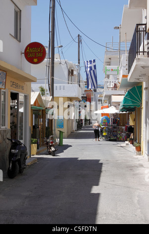 Il centro di villaggio di Kardamena. KOS Foto Stock