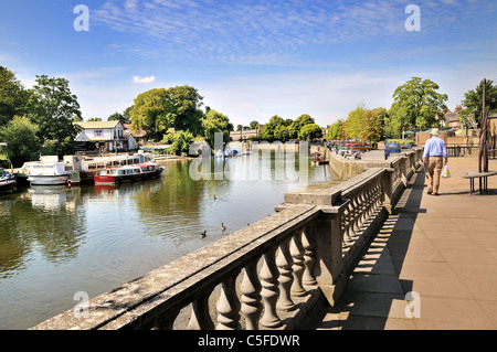 Riverside a Twickenham ,West London Foto Stock