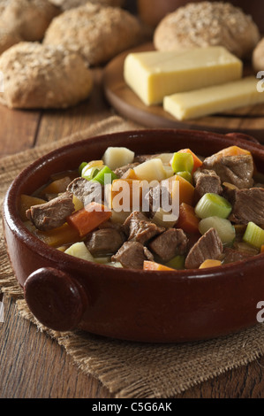 Cawl. Welsh stufato di agnello Foto Stock