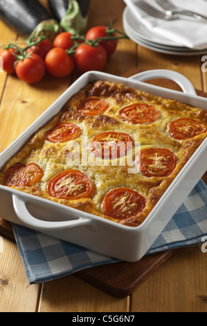 La Moussaka greco cibo mediterraneo Foto Stock