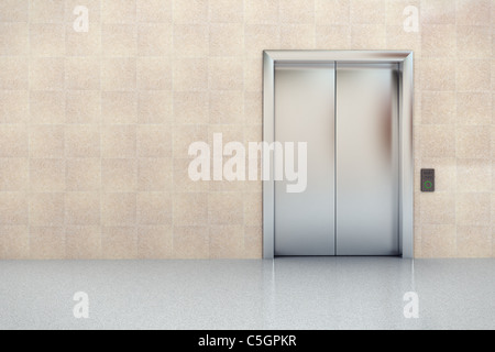 Business hall con ascensore Foto Stock