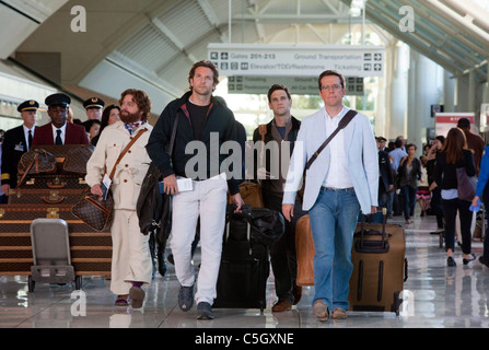 La sbornia PARTE II 2011 Warner Bros film Da sinistra: Zach Galifianakis, Bradley Cooper, Justin Bartha ed Ed Helms. Foto Stock