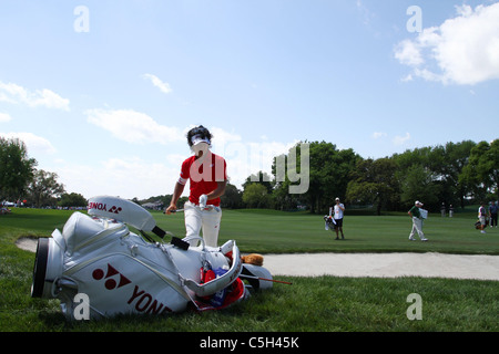 Ryo Ishikawa (JPN) durante il primo round di Arnold Palme il primo round di Arnold Palmer Invitational golf tournament. Foto Stock