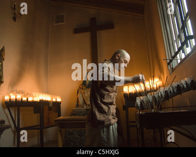 Chiesa cattolica frequentatori di San Luis Obispo, California Foto Stock