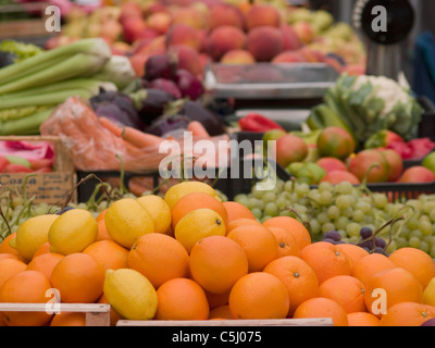 Città mercato di Camucia, Italia Foto Stock