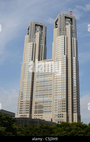 Il Governo Metropolitano di Tokyo edificio in Tokyo, Giappone. Foto Stock