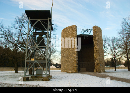 Cattolica agonia mortale di Cristo cappella al campo di concentramento di Dachau Monaco di Baviera Baviera Germania Europa Foto Stock