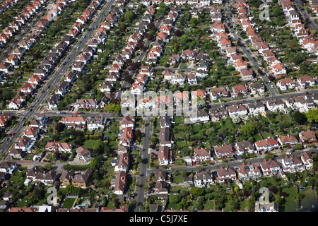 Vista aerea della zona ovest di Londra Foto Stock