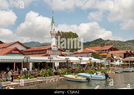 Turchia Ucagiz porto turco porto barca pesca mare Foto Stock