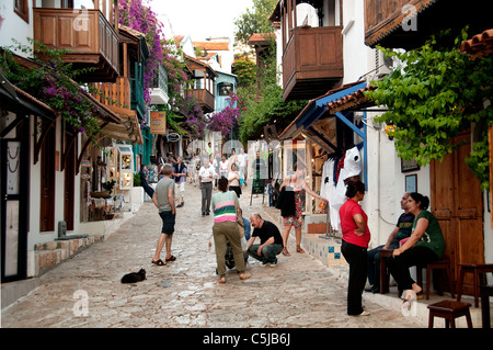 Città di Kas Turchia turco fashion street shop store Foto Stock