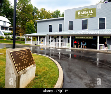 Il paese Rahall Store e museo a Beckley Exhibition miniera di carbone in Beckley, West Virginia Foto Stock