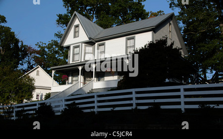 Il soprintendente di casa a Beckley Exhibition miniera di carbone in Beckley West Virginia Foto Stock