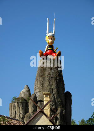 Parc Asterix,parco divertimenti,Oise,vicino a Parigi,Ile-de-France,Francia Foto Stock